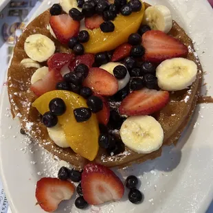 Fruit Waffles