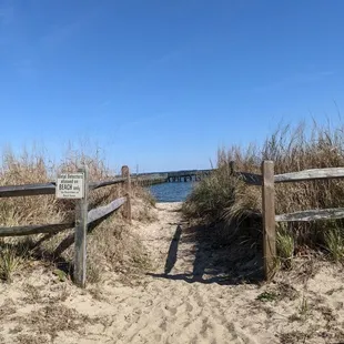 Beach entrance