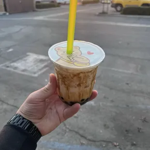 Tiger brown sugar milk tea