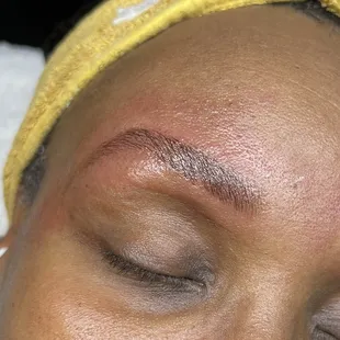 Brow Lamination, Wax, &amp; Tint