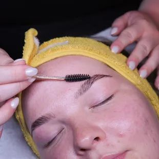 Brow Lamination, Wax, &amp; Tint