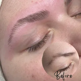 Teen Brow Wax for "Cow Lick" Brows