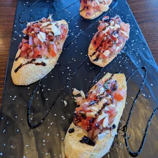 Happy hour bruschetta