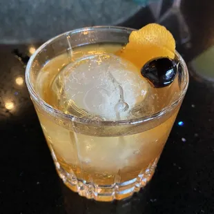 Old fashioned with &quot;bacon fat wash&quot;