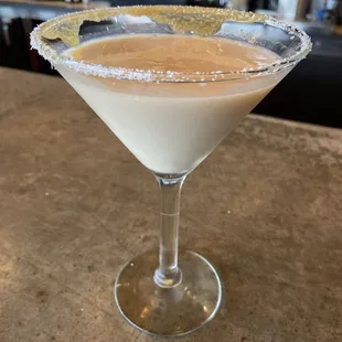 Salted caramel martini