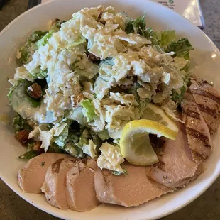 Caesar salad with chicken