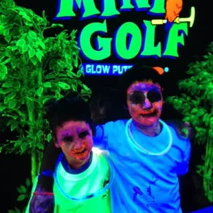 One of the photos from our face painting party!