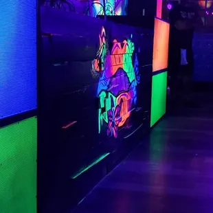 These subs hit hard. over 5,000 watts on each side for the subs.