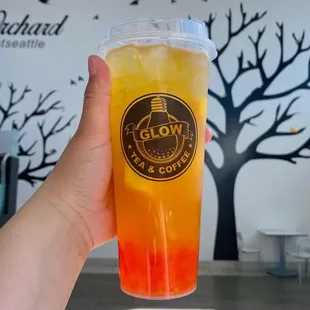 New look  lightbulb  or cup , we know what&apos;s up!! Refresh your day with a visit to Glow Tea! ‍