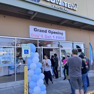 customers entering the store