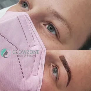 Brow lamination and Henna Tint