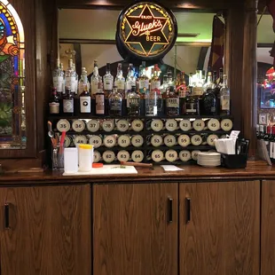 Having a beer after the game