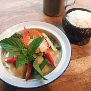 Lunch Special-Green Curry Amazing!