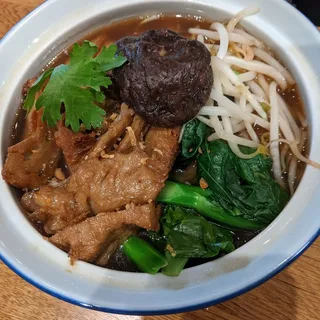 Vegan Duck Noodle Soup