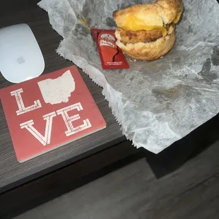 Gluten Free Chicken Biscuit.