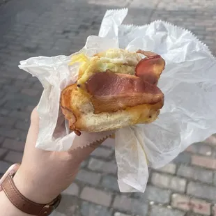 Bacon egg and cheese
