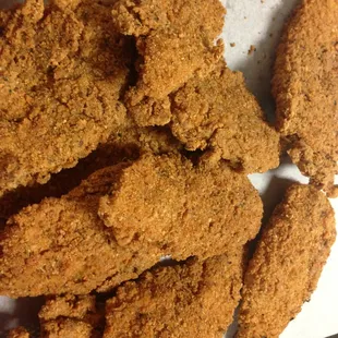 Chicken Tenders made with real Chicken Tenderloins and Bread Crumbs made with our White Bread