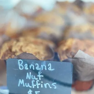 Banana nut muffins