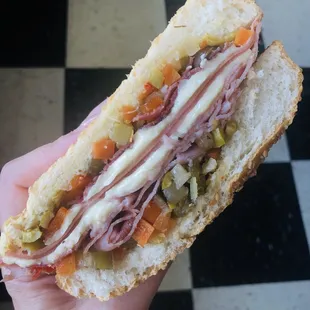 The super delicious Muffuletta!