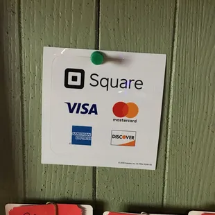 Accepting all major credit cards via Square