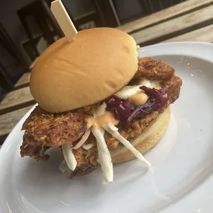 Buttermilk Fried Chicken Burger