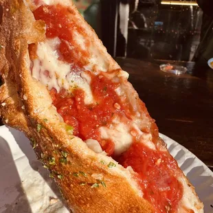 A slide of heaven.... Italian Stromboli.