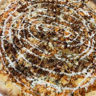Buffalo chicken pizza