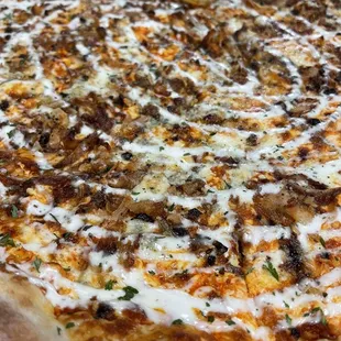 Buffalo chicken pizza