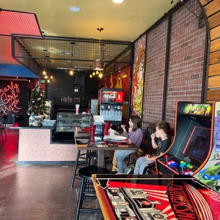 Best pizza place ever! Games, pizza, ZEPPOLI  whenever we are in SD we always make sure to come grab a slice