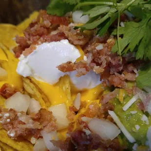 Bacon on them Nachos!