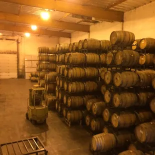 Looking into the storage.