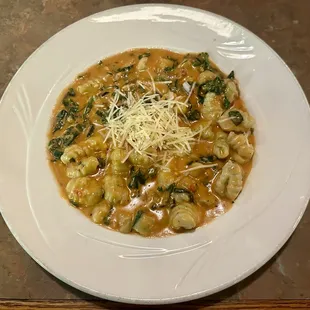 Spinach Gnocchi in Palomino Sauce