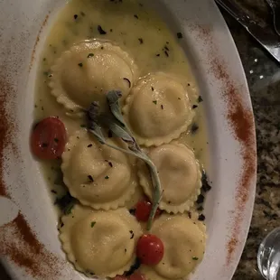 Lobster ravioli