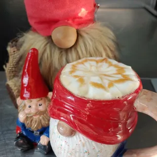 Carmel cappuccinos are a treat.