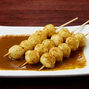 Hong Kong style curry fish ball