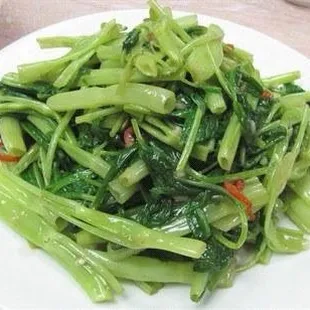 Fresh On Choy with bean curd and pepper