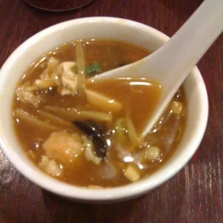 Hot and Sour Seafood Soup