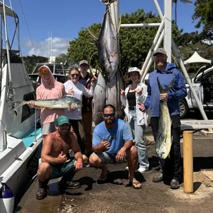 The catch and the crew !!