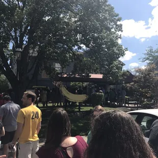 Large line to get in.