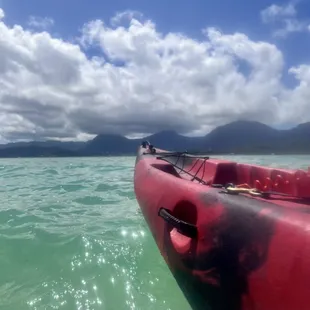 Kayak on the Sandbar