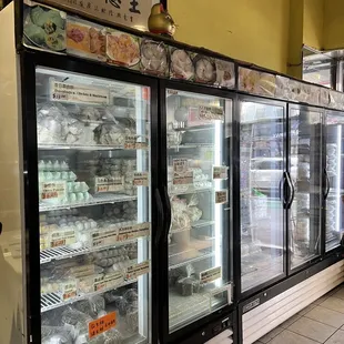 a refrigerated display case