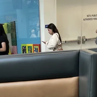 The rude girl at the front desk