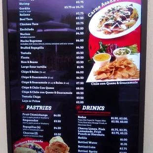 Go Burger January 2024 menu.