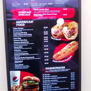 Go Burger&apos;s January 2024 menu.