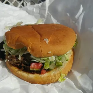 Fajita burger
