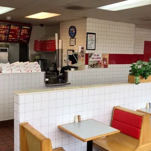 Dining room and ordering counter