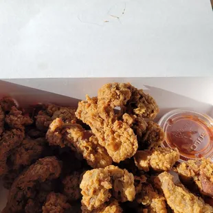 Full order of gizzards were really good  minus the extra hair in it.
