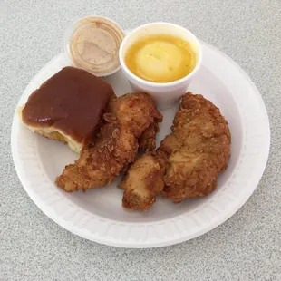 Strip Snack with Honey Mustard Dip