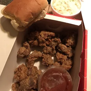 1/2 order chicken gizzards (was more chewy then I&apos;m used to, taste was ok)