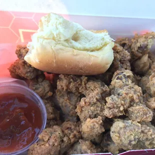 $4.95 half order of gizzards.